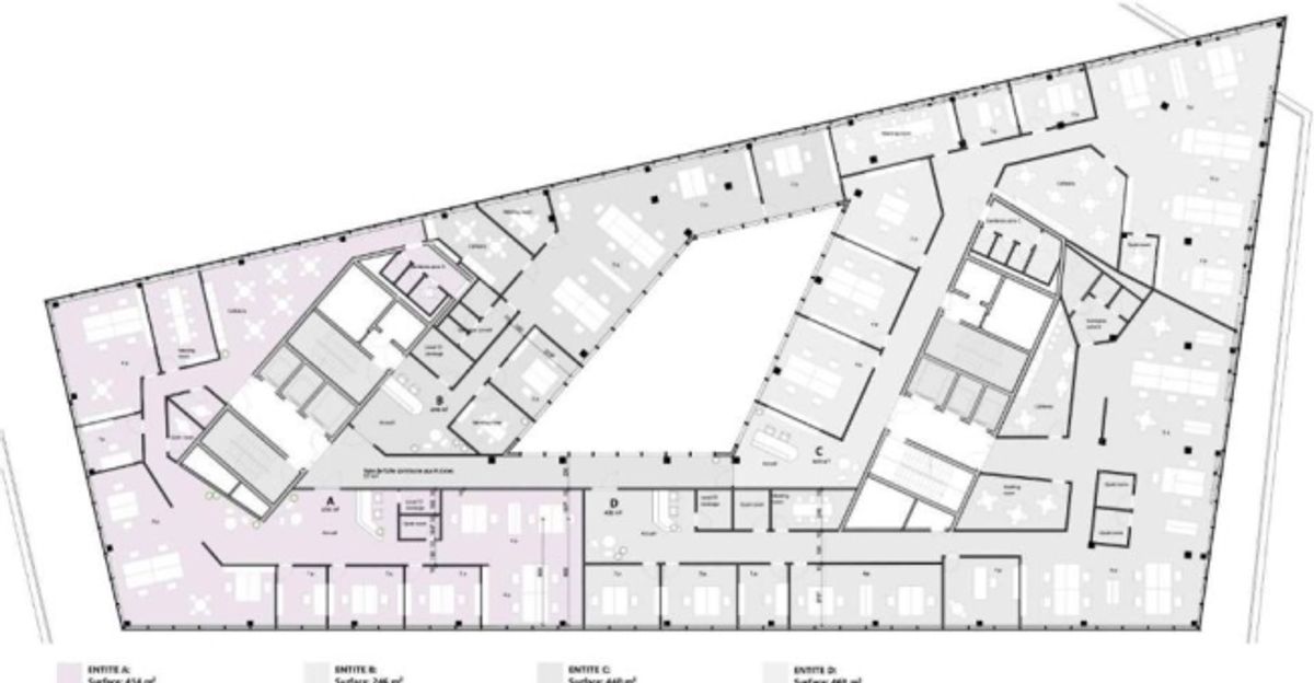 Bureaux d’exception de 414m² au cœur du Quartier de l’Étang - 1