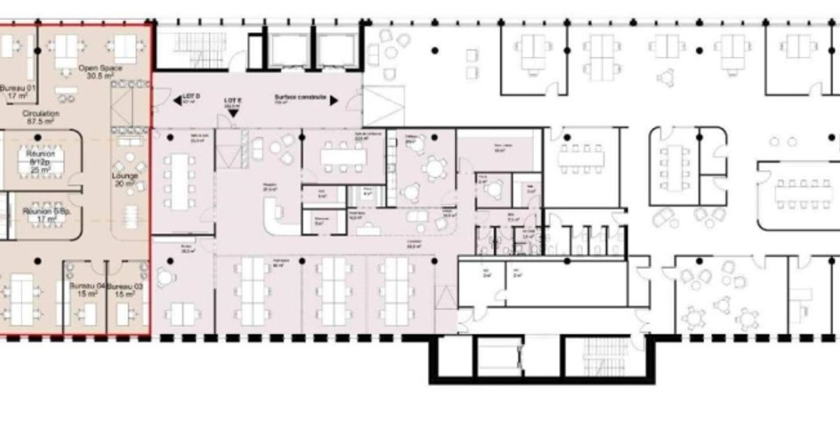 À louer – Bureaux bruts à aménager au Quartier de l’Étang - 12