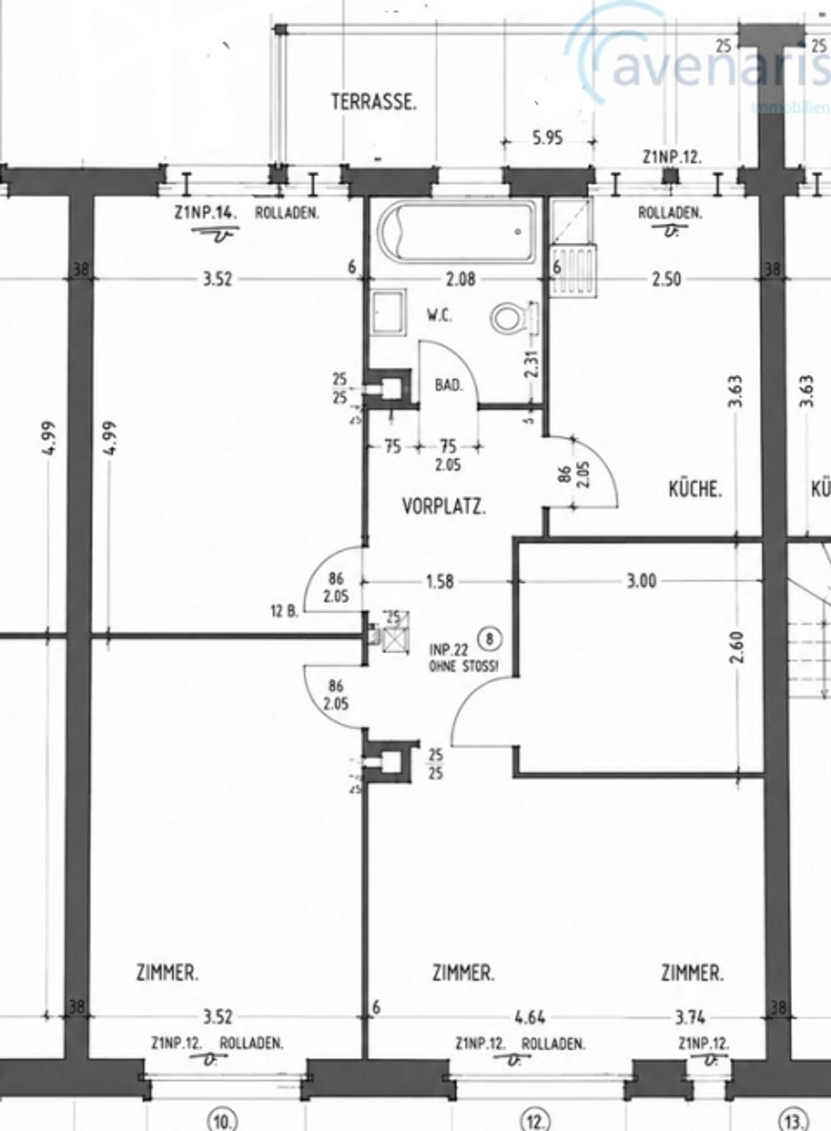 MFH mit drei gut konzipierten Wohnungen in beliebter Lage - 12