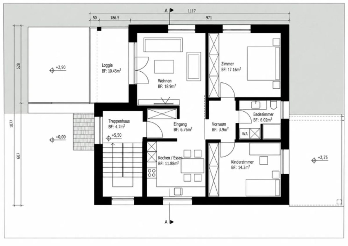 Mehrfamilienhaus mit 2 Einheiten und Bergsicht in Wattwil kaufen - 10