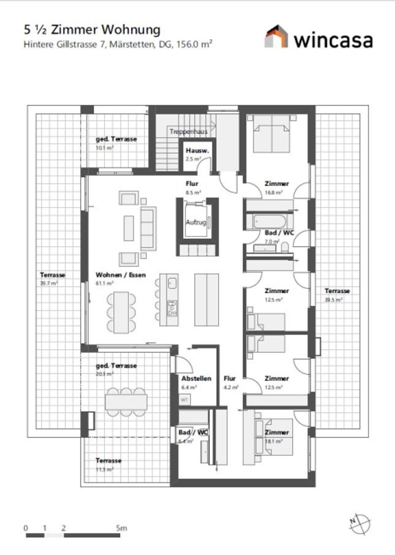 Traumwohnung mit zwei Terrassen und traumhafter Weitsicht! - 12
