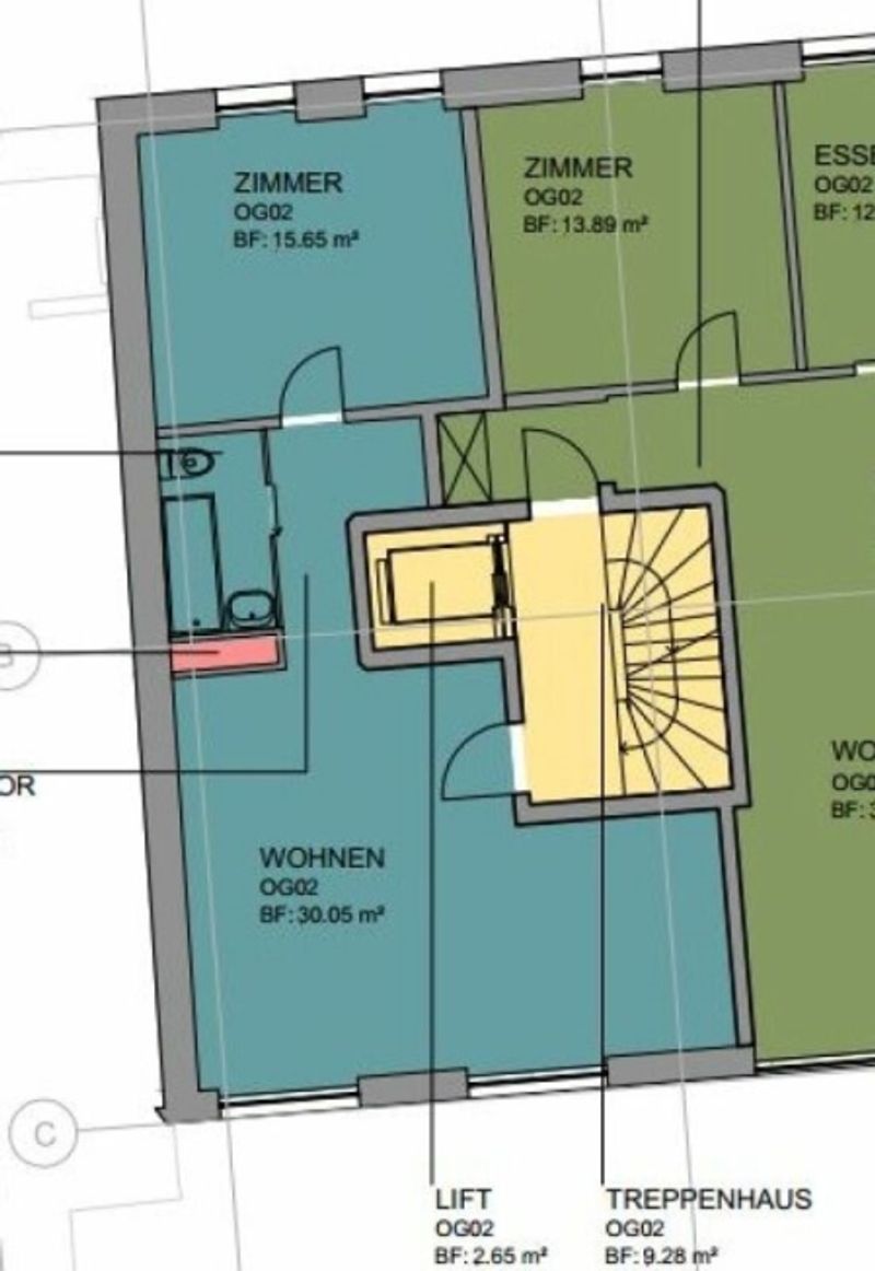 Single Wohnung im Zentrum - befristet bis 31.03.2027 - 9