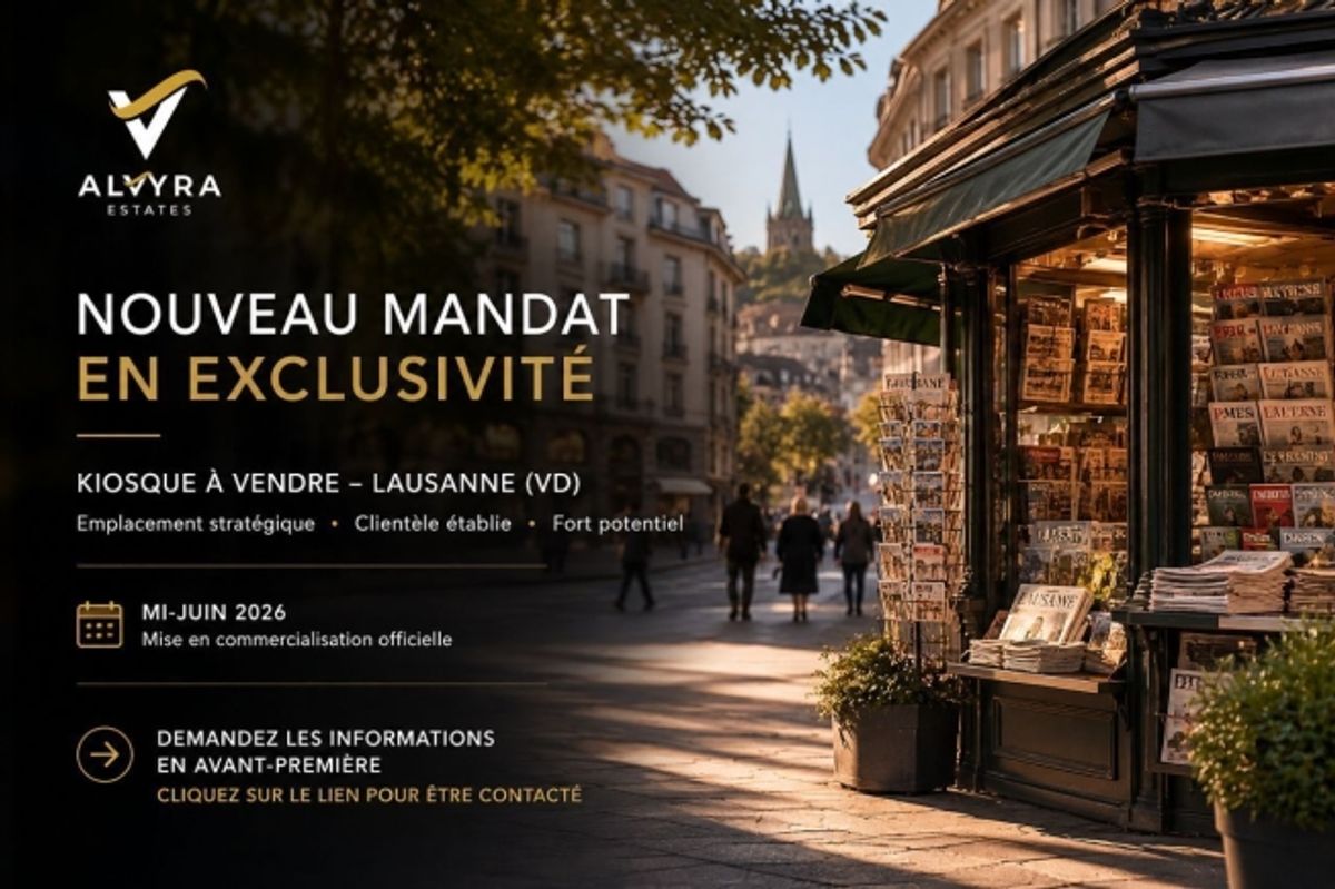 Ideal gelegener Kiosk in Lausanne – Schlüsselfertige Gelegenheit - 0