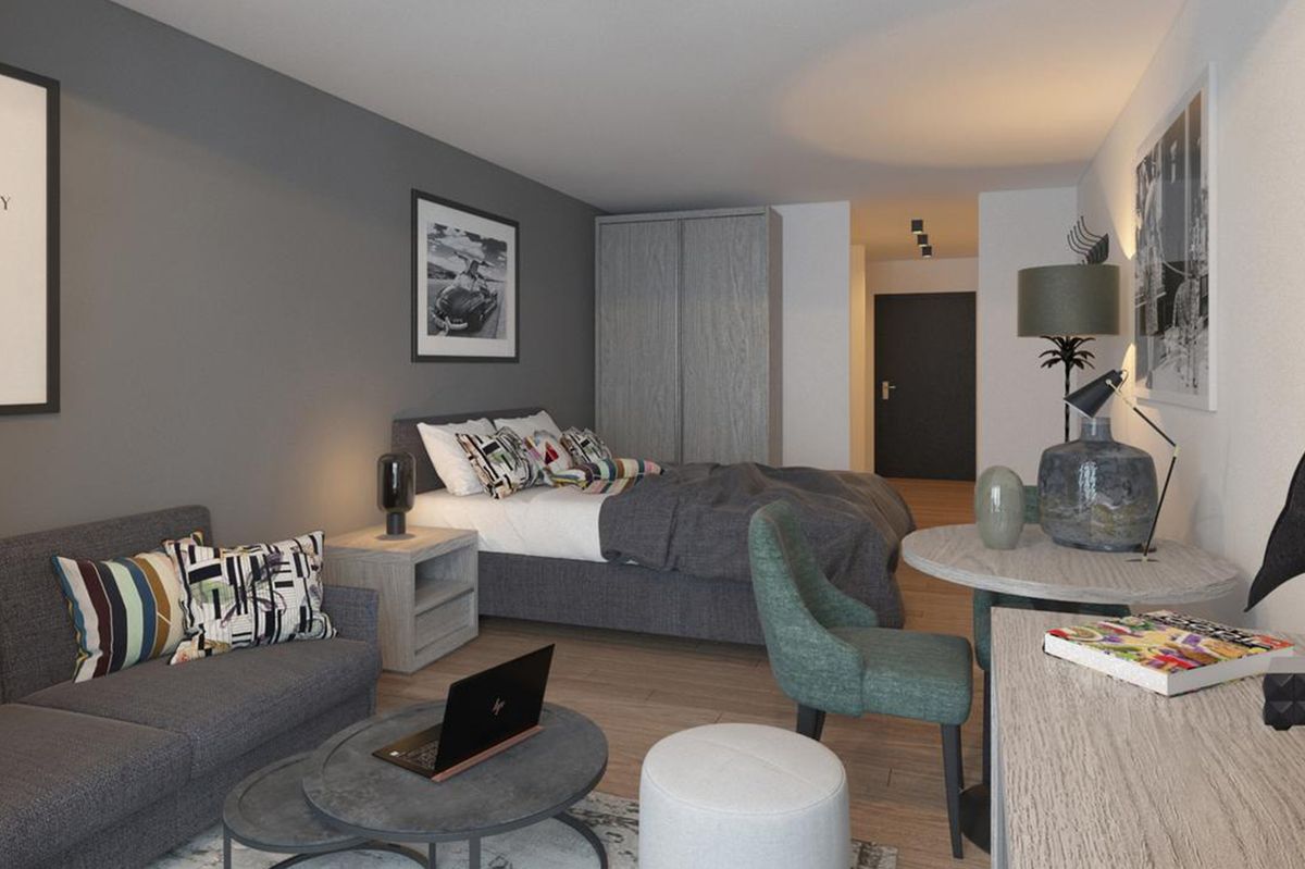 Senior Studio Apartments mit Balkon 3 m2 - 1